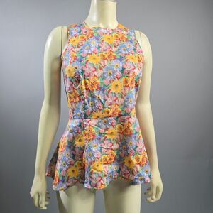 ANTONIO MELANI Multicolor Floral Tank Top R2